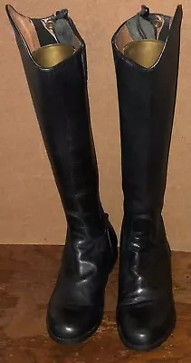 Mountain Horse Women's Equestrian Riding Black Leather Boots Size EU 40 /  US 9 • $138