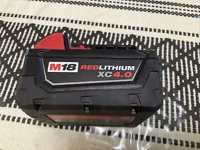 Milwaukee M18 4.0Ah Battery XC4.0 Extended Capacity 48-11-1840 • $42.50