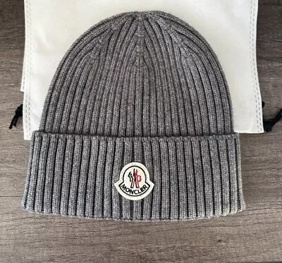 Moncler Beanie Grey New • $59.99