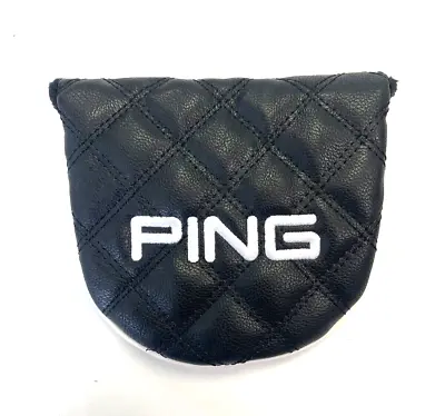 New 2023 Ping D Series Magnetic Mallet Stitched Black Putter Headcover • $17.95