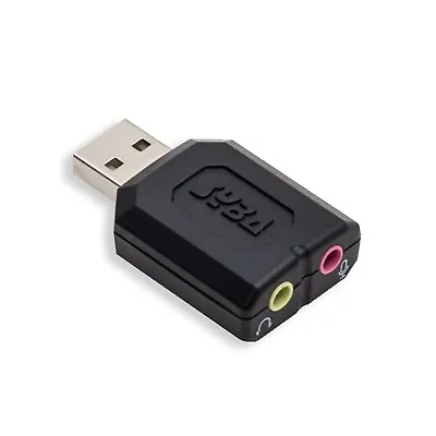 External USB Stereo Sound Adapter For Extra Audio Source • $9.99