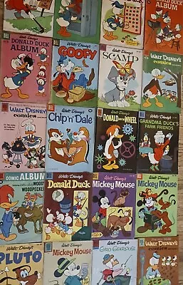 Vintage Walt DISNEY'S DELL COMICS FROM Late 50s To 60s • $19.99