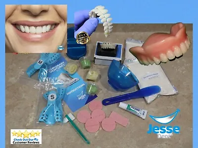 $85 • Buy DIY Denture Kit/ Dentures Kit Full Set Upper Lower Dentures Make Your Dentures