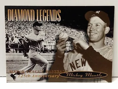 1994 UD Diamond Legends Mickey Mantle #168 125th Ann Ed HOF NM **free Shipping** • $1.99