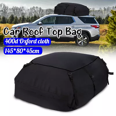 Car Roof Cargo Luggage Bag Top Rack Carrier Waterproof 145*80*45 CM • $29.89