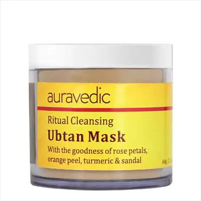 Auravedic Ubtan Detan Face Pack For Glowing Skin Man And Women 60gm • £14.95