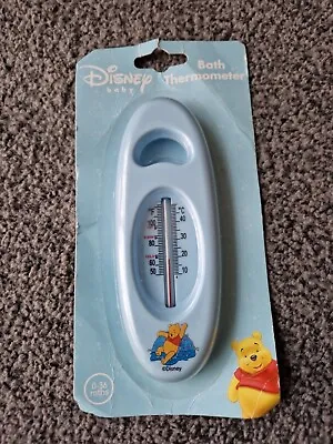 £10 • Buy Disney Baby Blue Bath Thermometer Winnie The Pooh Floats In Water Waterproof