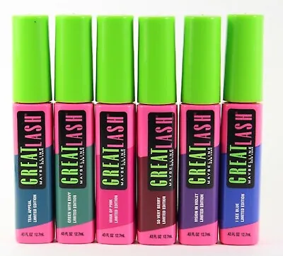 MAYBELLINE Great Lash Mascara For A Great Full Lash Look -Limited Edition-Choose • $7.15