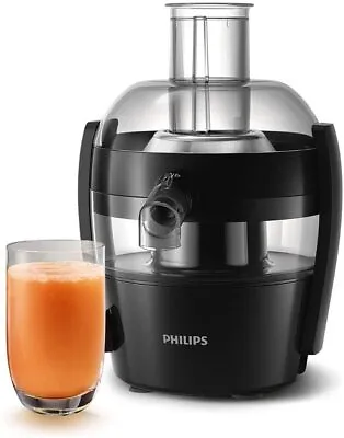 Philips Viva Juicer Machine Juice Press 500 W Black HR1832/01 • £79.89