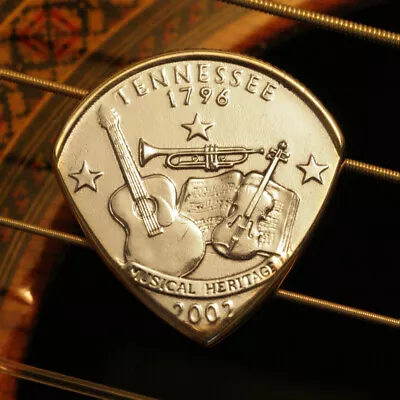 State Coin Guitar Pick + Martin D16 D18 D28 D35 D45 Strings Acoustic Guitar ART • $20