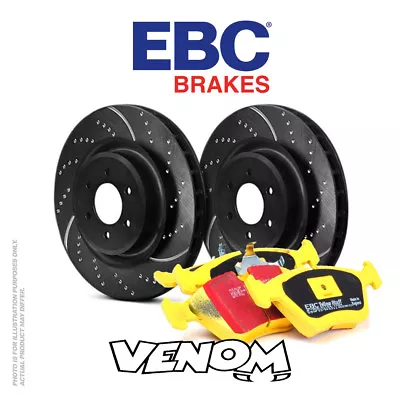 EBC Front Brake Kit Discs & Pads For Honda Civic CRX 1.6 VTi VTec (EG2) 95-98 • $361.21