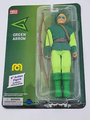 2021 Topps X Mego GREEN ARROW 8  Action Figure Print Run: 1754 • $31.96