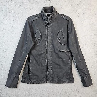 G-star Men’s Full Zip No Lining Dark Gray Jacket 100% Cotton Size M • $34.99