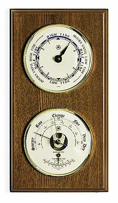 Cape Cod Wall Weather Station With Tide Clock And Barometer | Thermometer • $305