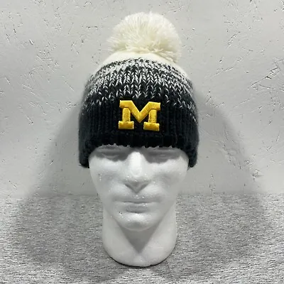 Michigan Wolverines Women’s Beanie Hat Cap New Era Knit With Pom • $12