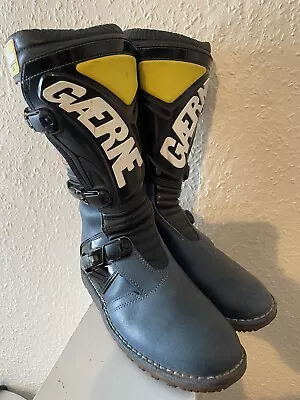 Gaerne Balance Mx Boots..blue Leather Motocross Enduro Trail..eu Size 41 • $109.75