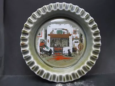 Irish Porcelain Ashtray Fireplace / Hearth Scene - Made In Ireland - Wade - Nice • $6