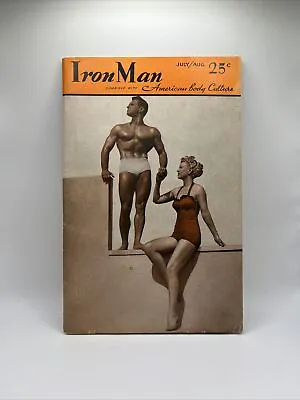 Iron Man Magazine Vol. 11 No. 2 July/August 1951 Vince & Peggy Gironda Cover • $60