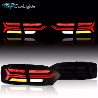 VLAND 2* Tail Lights For VW Jetta MK6 2011-2014 Smoked LED Rear Lamps Sequential • $219.99