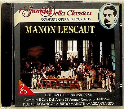 PUCCINI Manon Lescaut Live 30.7.1970 Santi 2-CD PLACIDO DOMINGO/MAGDA OLIVERO • $6.30