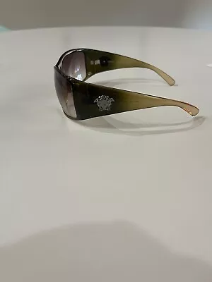 Authentic VERSACE Medusa Mod. 4055 Wrap Around Sunglasses Made In Italy • $75