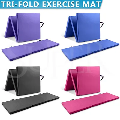 $39.99 • Buy Folding Exercise Floor Mat Dance Yoga Gymnastics Training Home Judo Pilates Gym