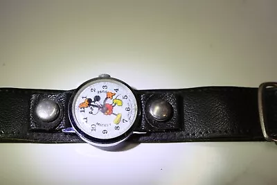 Vintage Bradley Mickey Mouse Fat Boy Wind Up Mechanical Watch  No Reserve • $5.50