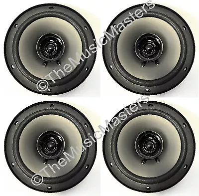 4X TWO PAIR 6  Inch Dual Cone Car Stereo Audio SPEAKER Factory Style Replacement • $79.99