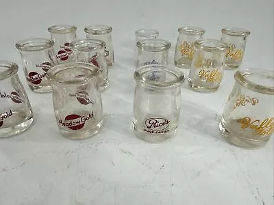 VINTAGE MINIATURE MEADOW GOLD Prices Grandys Bally Gold CREAM BOTTLE Lot • $110