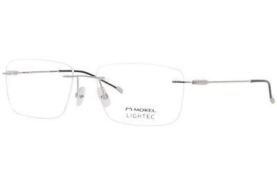 Morel Lightec 30239L GG11 Eyeglasses Frame Men's Gunmetal Rimless 57mm • $129.95