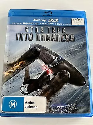 Star Trek - Into Darkness | 3D Blu-ray + 2D Blu-ray + DVD (Blu-ray 2013) • $9.50