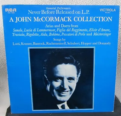 A John McCormack Collection -  RCA Victrola 1969 • $4.85