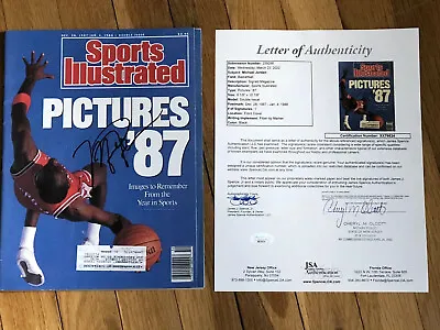 Michael Jordan Signed Autographed 1988 Sports Illustrated Jsa Images To Remember • $7500