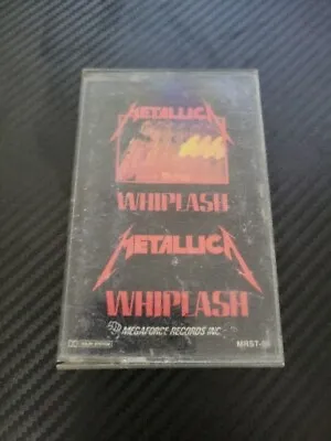 Metallica Whiplash Vintage Cassette 1985 Megaforce Records Heavy Metal MRST-04 • $34.99