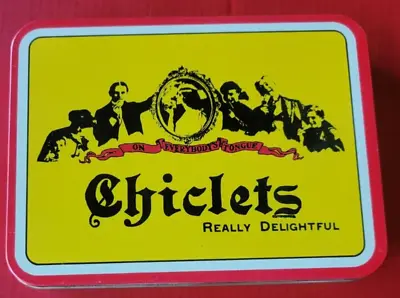 Vintage Chiclets Tin  Really Delightful  Empty • $11.98