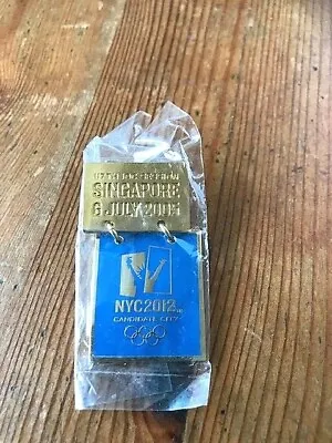 NYC2012 Candidate City Pin For 117th IOC Session • $12.99