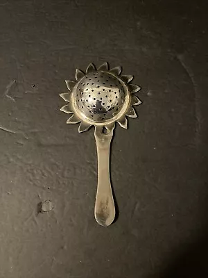 Silver Sunflower Tea Strainer • $15