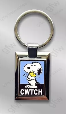 £4.25 • Buy Cwtch Snoopy - Metal Keyring
