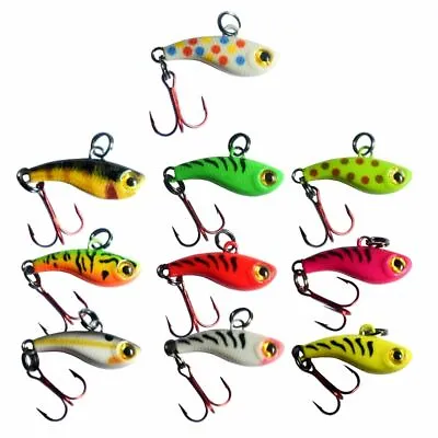 Kenders TUNGSTEN T-Rip Mini Vibe Bait Jig Hard Plastic Ice Fishing Lure • $6.99