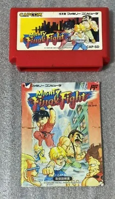 Mighty Final Fight NES CAPCOM Nintendo Famicom FC CAP-SD 1993 ROM Cartridge • $101.72