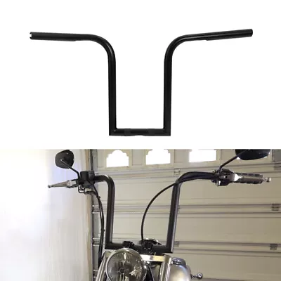 12  Rise Ape Hanger Bar Handlebar Fit For Harley Dyna Softail Sportster XL 883 • $59.99