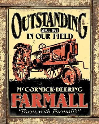 Farmall Tractors 8x10 Rustic Vintage Sign Style Poster • $12.50