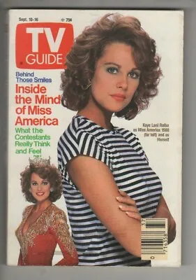 $5 • Buy TV Guide Sept 1988 Miss America, Beauty And The Beast