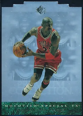 1995-96 Upper Deck Sp Michael Jordan Premium Collection Holoview Die Cut Card #5 • $399.99