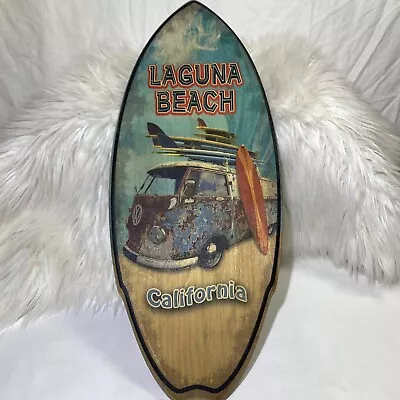 CYA In California Laguna Beach Mini Hand Wooden Surfboard 20” X 8.5” • $14.99