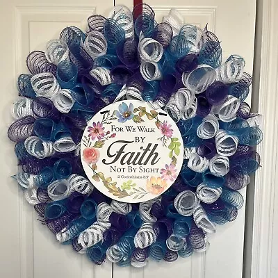 Welcome Wreath Religious • $45