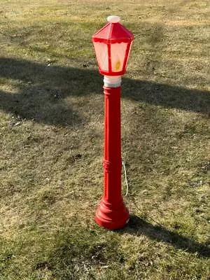 39  Vintage 1969 Empire Lighted Christmas Lantern Lamp Post Candle Blow Mold • $60