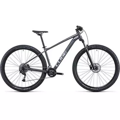 Cube Mens Aim SL Mountain Bike 2022 Hardtail MTB Bicycle Lightweight - Grey • £751.49