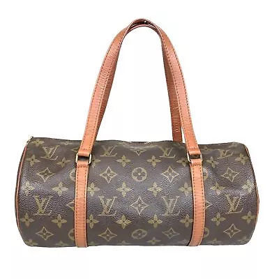 Louis Vuitton Bag Handbag Leather Monogram Papillon30 M51365 Brown Authe • £0.80