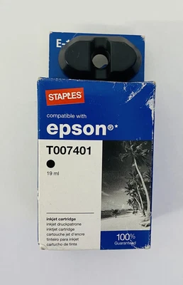 £3.99 • Buy 🆕 Epson Staples Compatible Black Ink Cartridge T007401 E-18 Free P&p T007